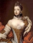 Esther Denner Portrait of Queen Charlotte oil